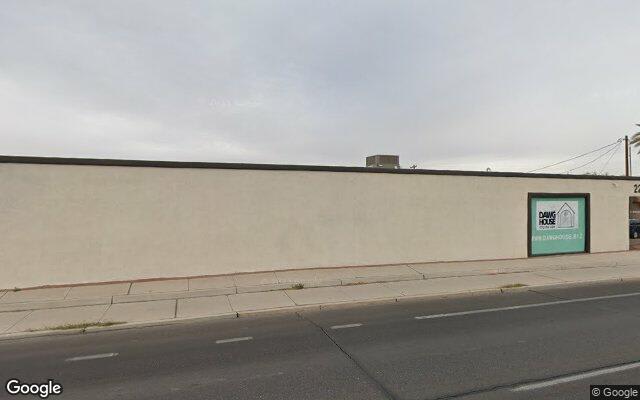 Street-level view near Doggie House Daycare