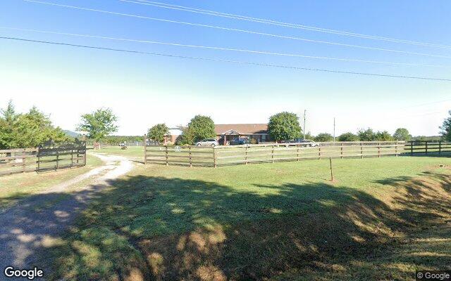 Street-level view near River Valley Kennel Resort at CountryCrest