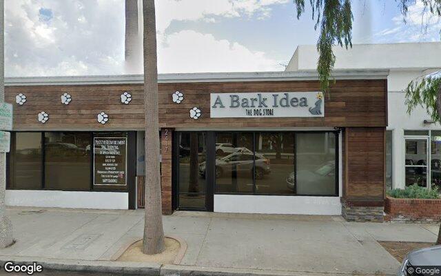Street-level view near A Bark Idea