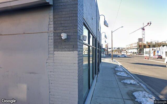 Street-level view near Dog House Denver