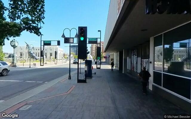 Street-level view near Revolution Dog Sports