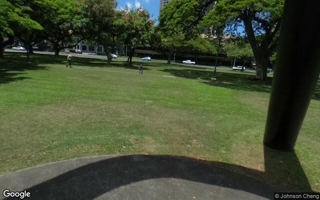 Street-level view near Paradise Pups Hawai'i
