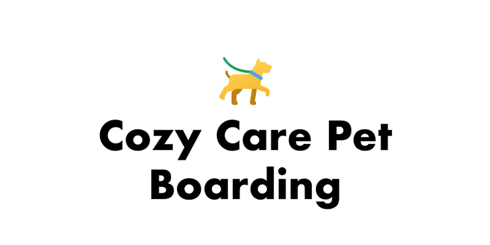 Cozy Care Pet Boarding