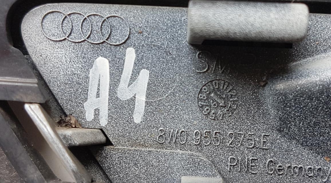 Audi A4, S4 Žibintų apiplovimo purkštukų dangtelis 8W0955275E; 8W0955275E 1
