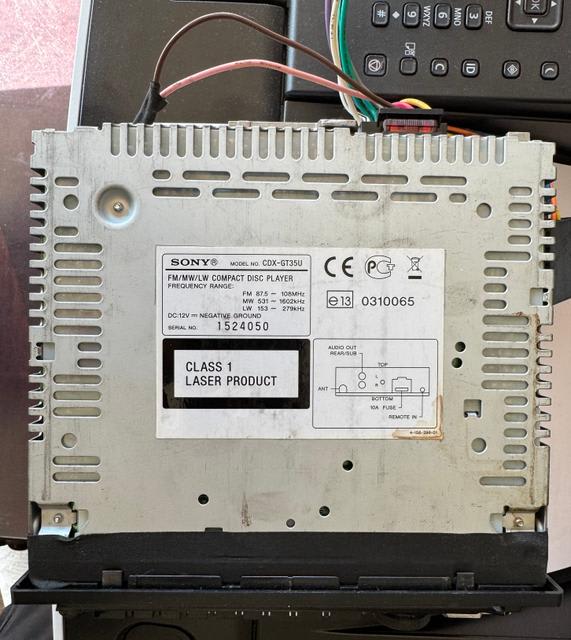 CD/MP3 grotuvas SONY CD-RADIO CDX-GT35U 2