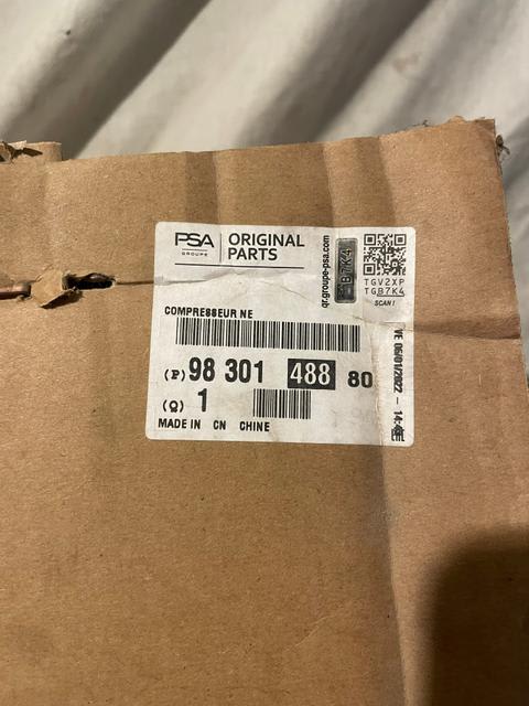 Peugeot Partner Oro kondicionieriaus kita detalė 9830148880 9830148980 9810349980 9808860080 1636462980 1617989180 4