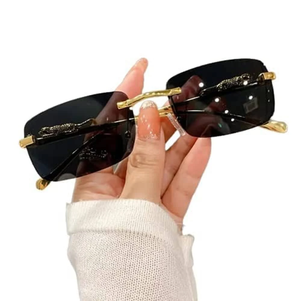 Dark WOST Mc Stan Rimless Sunglasses