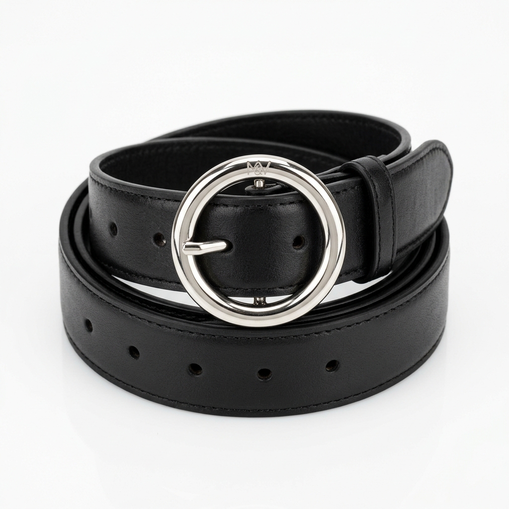 Signature Double-Wrap Leather Belt
