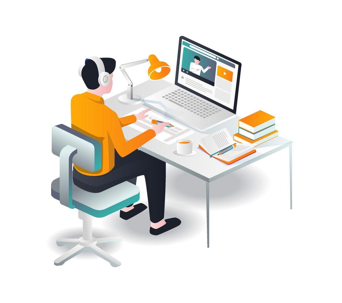 Desk Man Image
