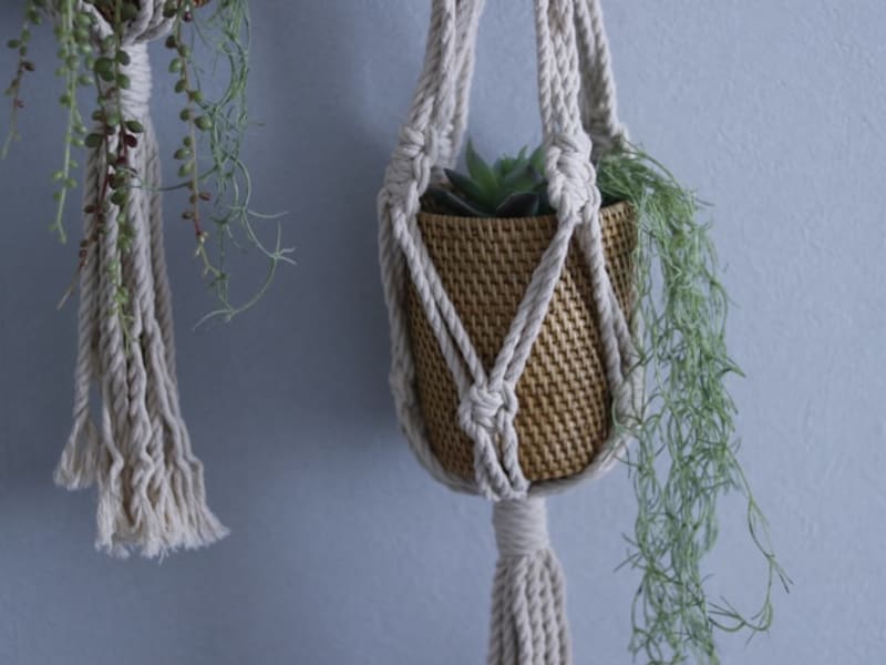 Hanging Macramé Planter