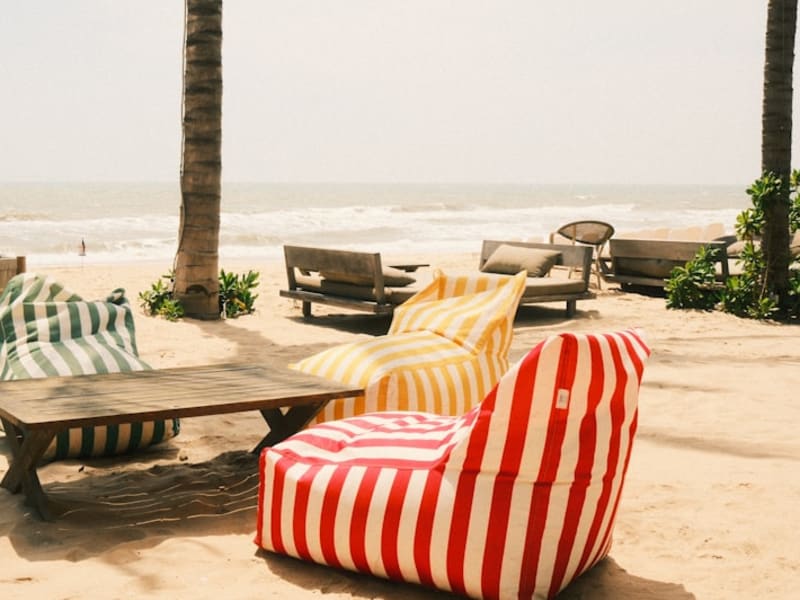 Stripe Outdoor Cushion