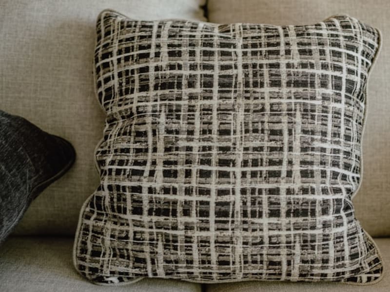 Washed Linen Throw Pillow