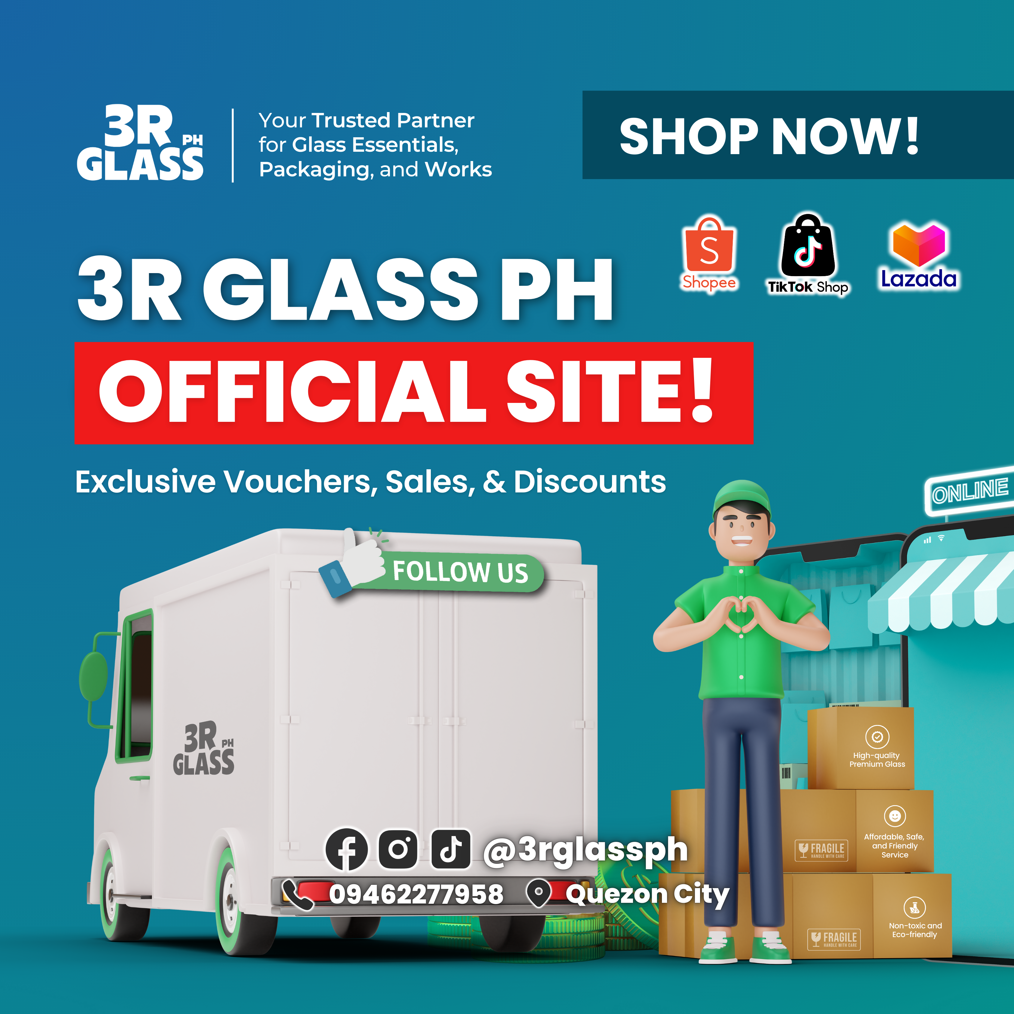 Minimalist Glass Jar