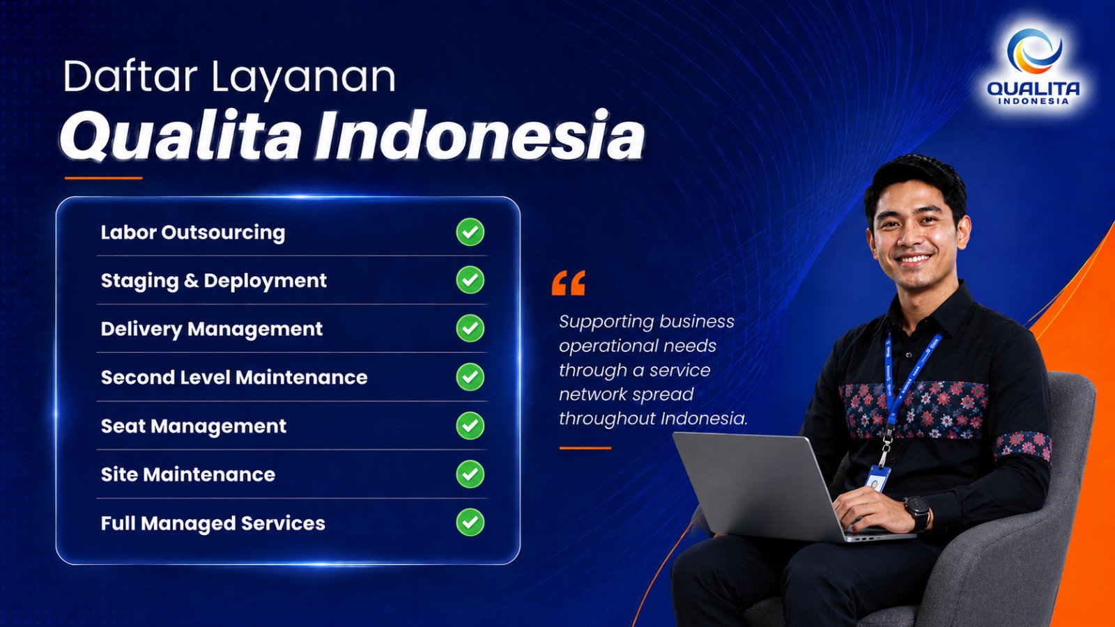 Layanan Operasional Perusahaan untuk Mendukung Bisnis Lebih Efektif dari Qualita Indonesia
