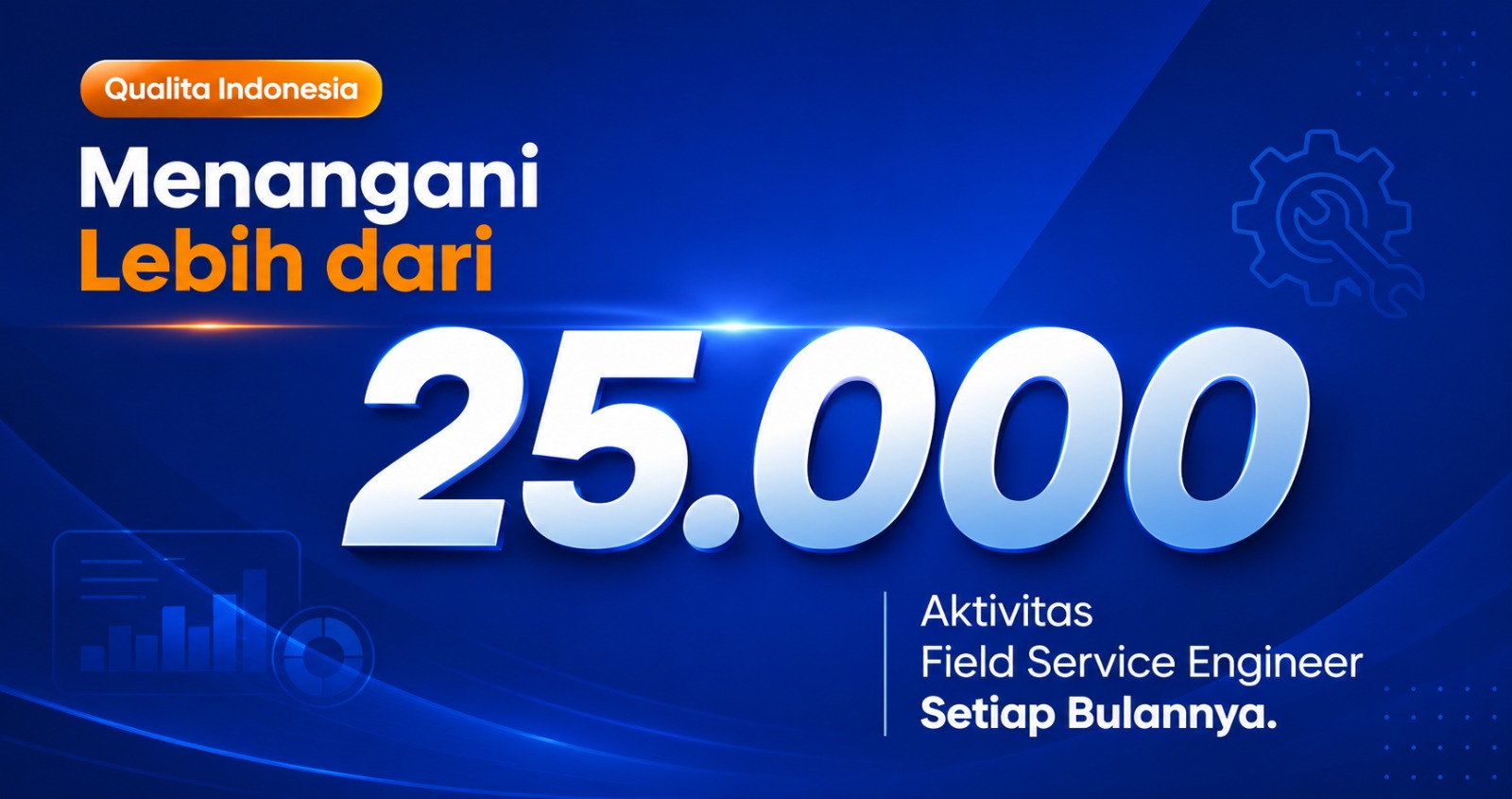 Qualita Indonesia Tangani Rata-Rata Lebih dari 25.000 Aktivitas Field Service Engineer Setiap Bulan