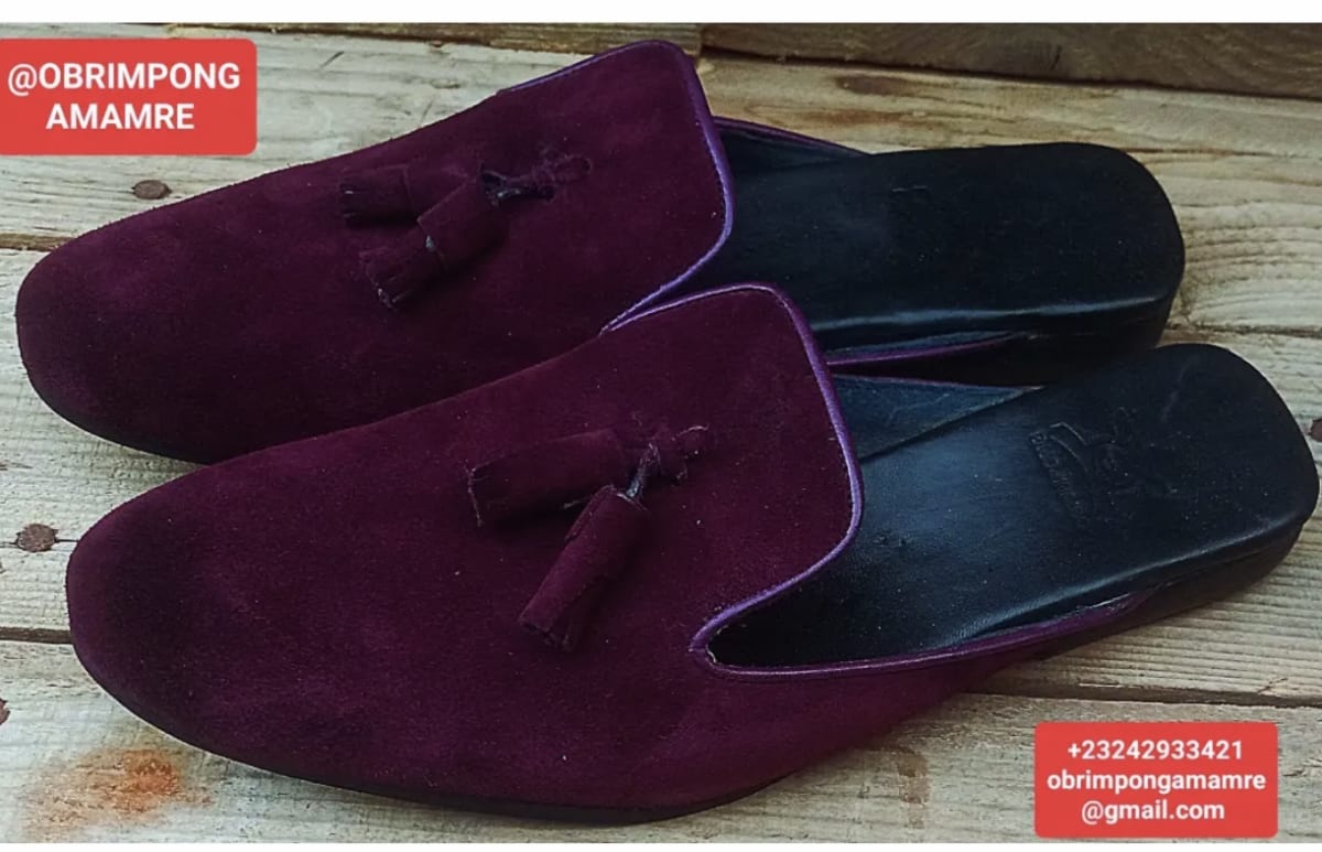 Winey half shoes