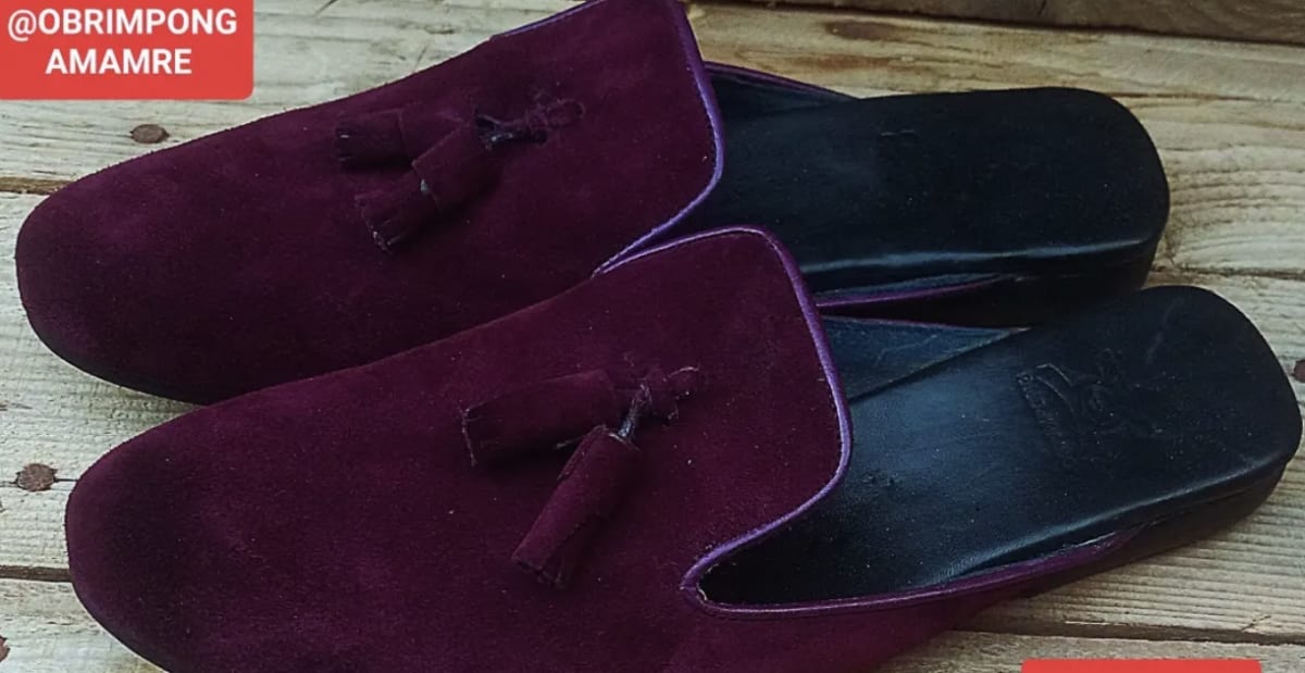 Winey half shoes