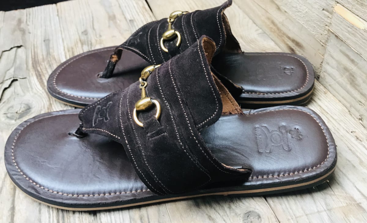 Coffee suedeloaf slipper
