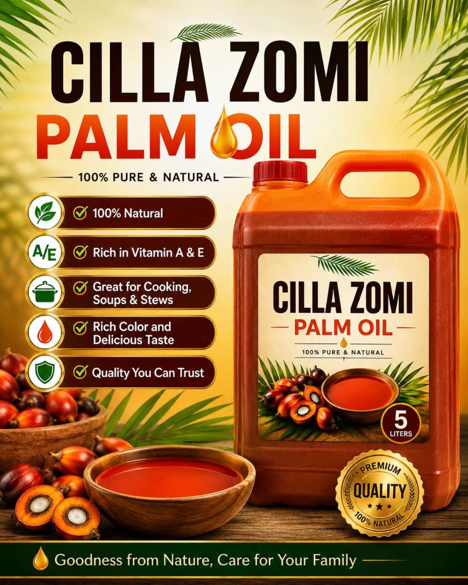 CILLA NATURAL ZOMI PALM OIL