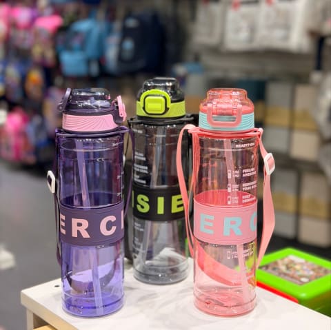 Botellas deportivas con tiras 1000ml 