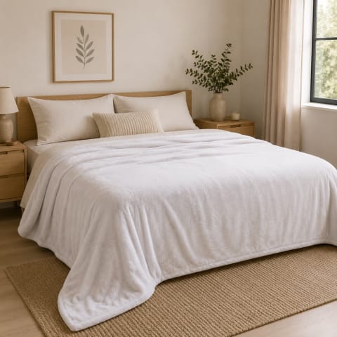 Frazada Pimar Flannel lisa 230x240