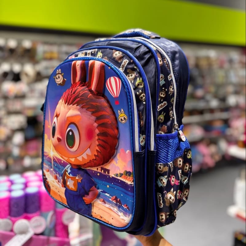 Mochila 16" labubu 3 cierres — foto 1