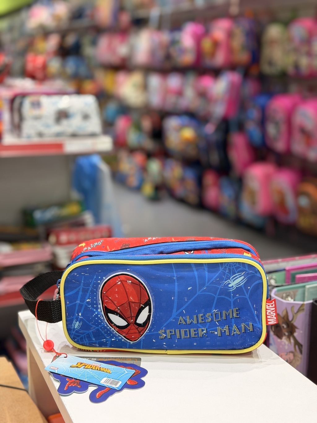 Cartuchera Spiderman doble cierre