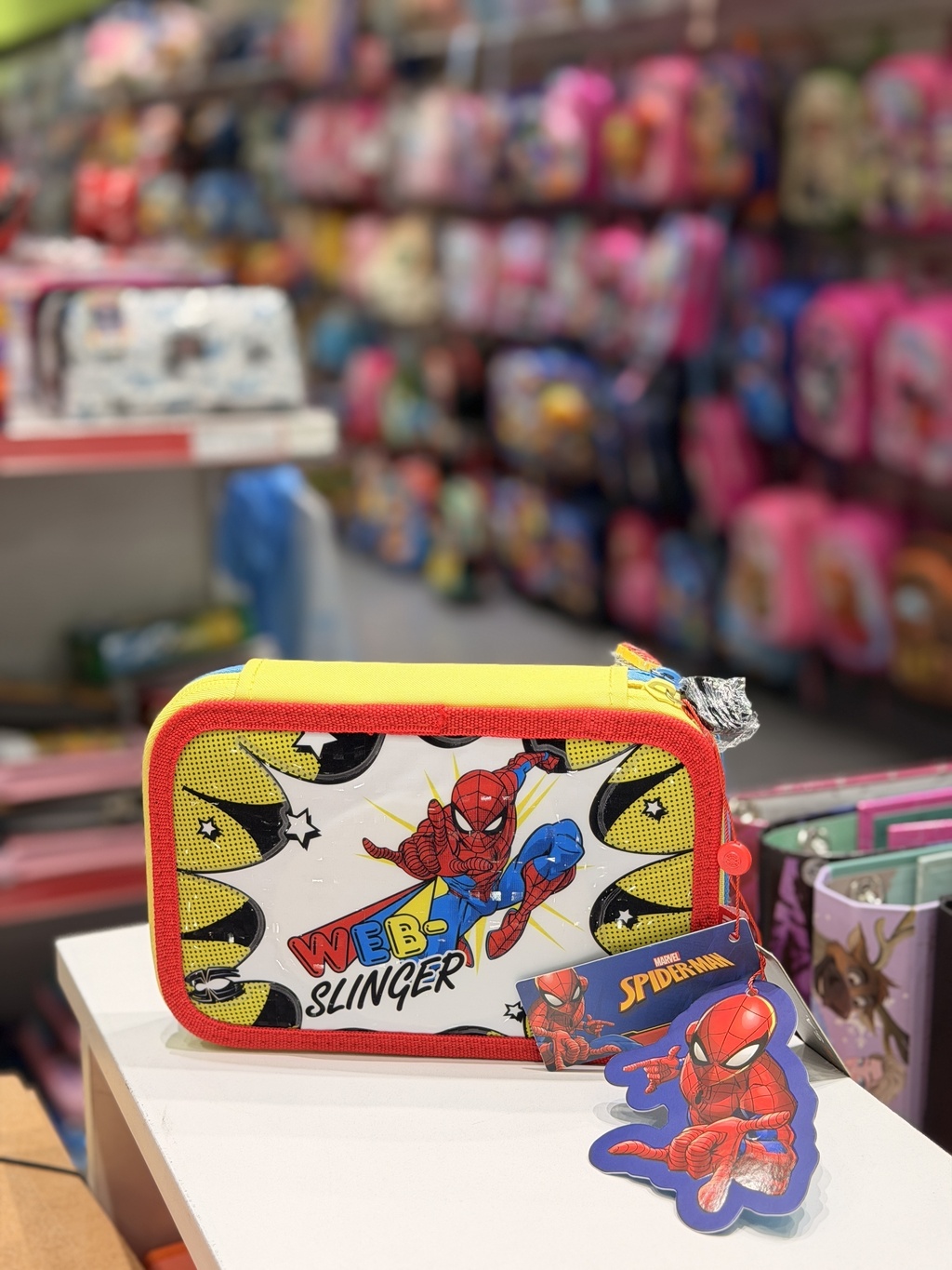 Cartuchera Spiderman doble piso