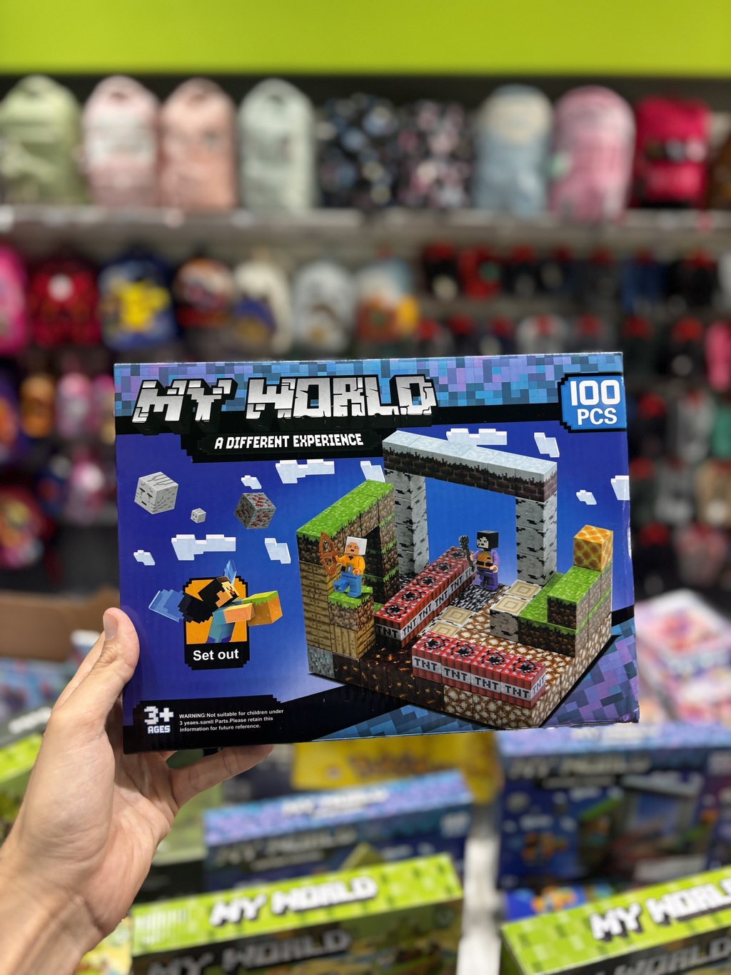 Cubo magnético Minecraft x100 piezas — foto 1