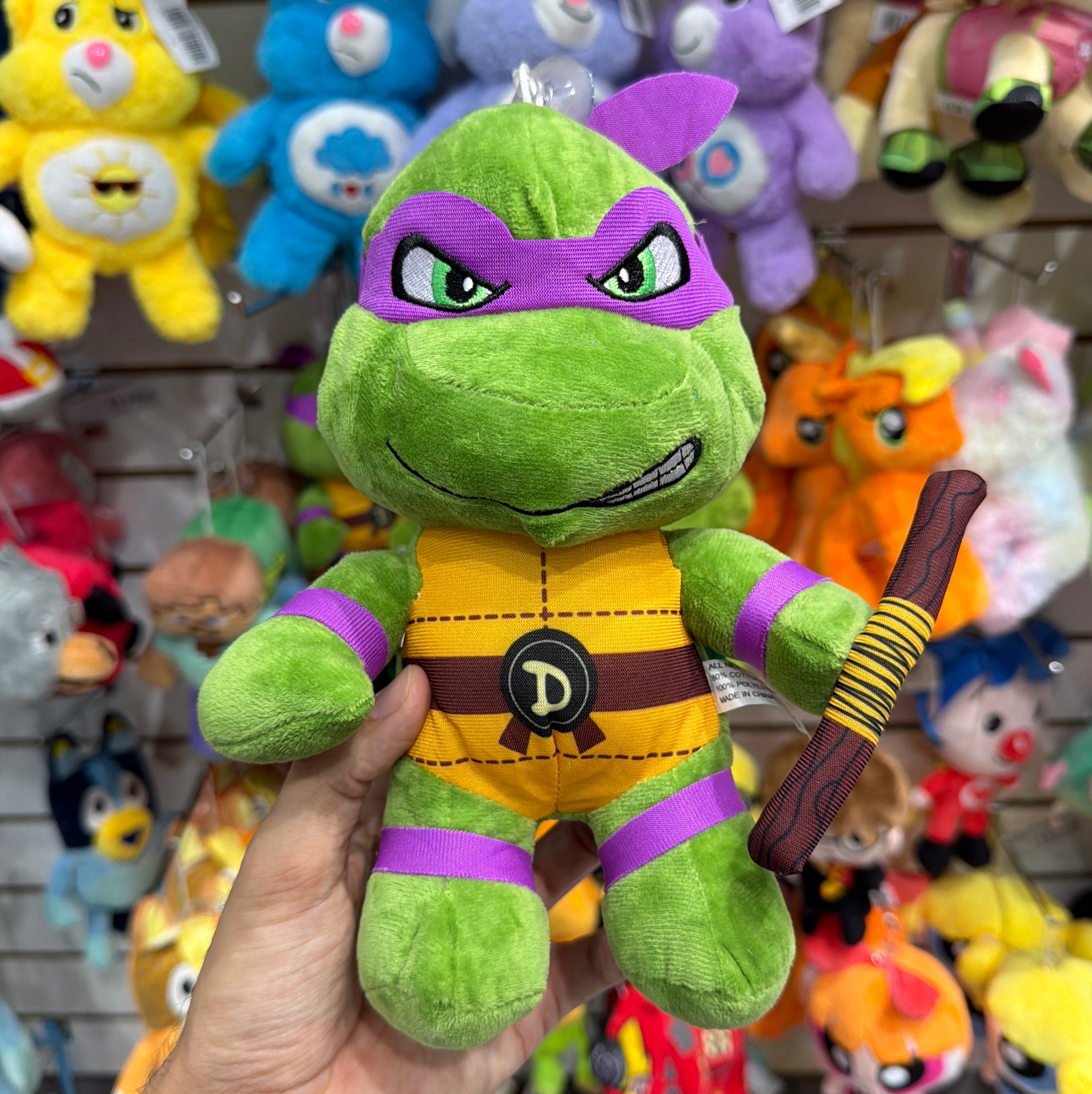 Peluche tortugas ninja 20 cm