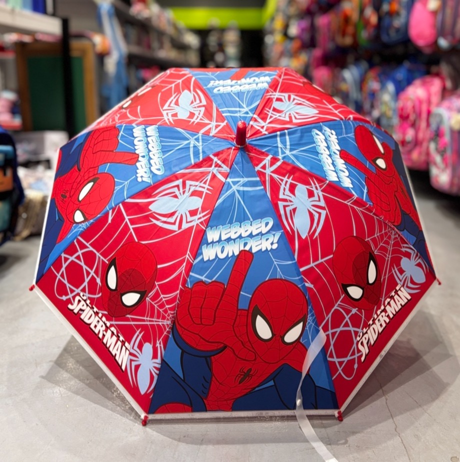 Paragua infantil Spiderman con silbato
