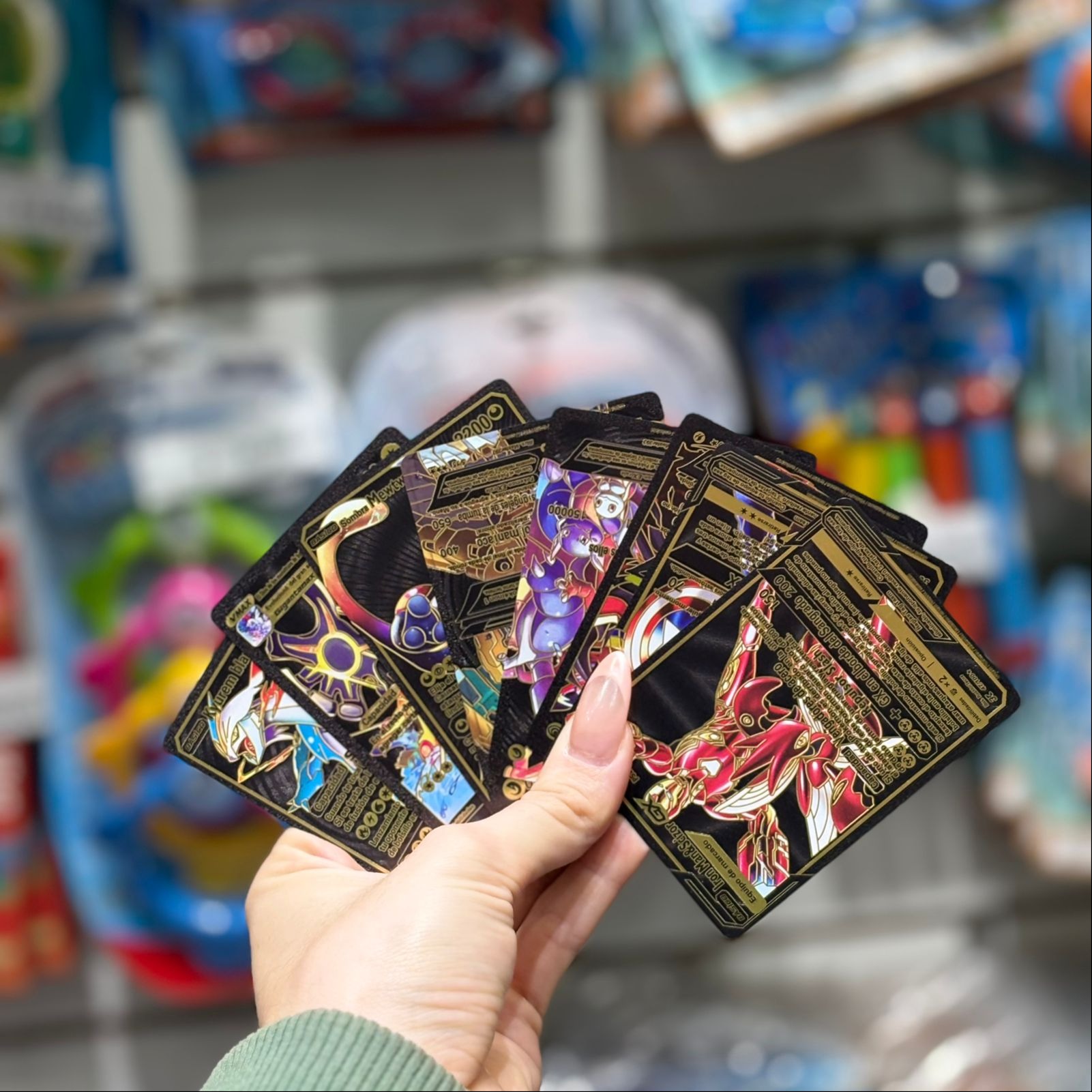 Mazo de cartas Pokemon negras x25