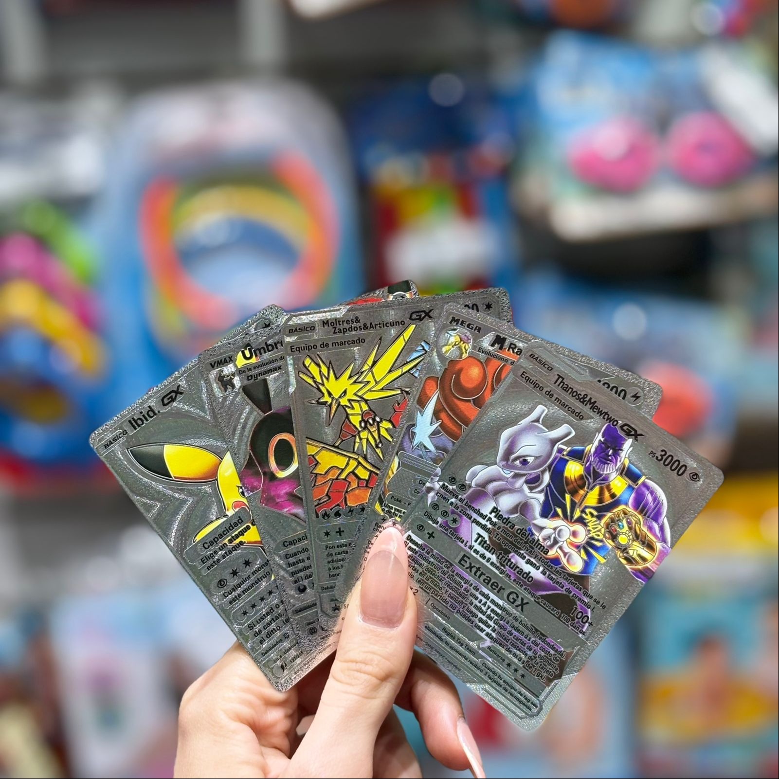 Mazo de cartas Pokemon  Plateadas x25 Plateadas
