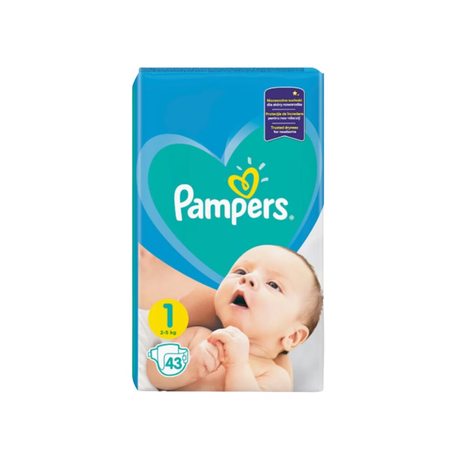 Pampers 1 New Baby 2-5kg (43)