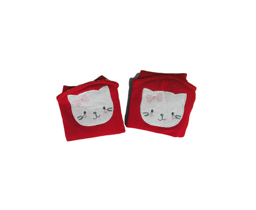 Genunchiere pentru bebelusi cu model pisicuta