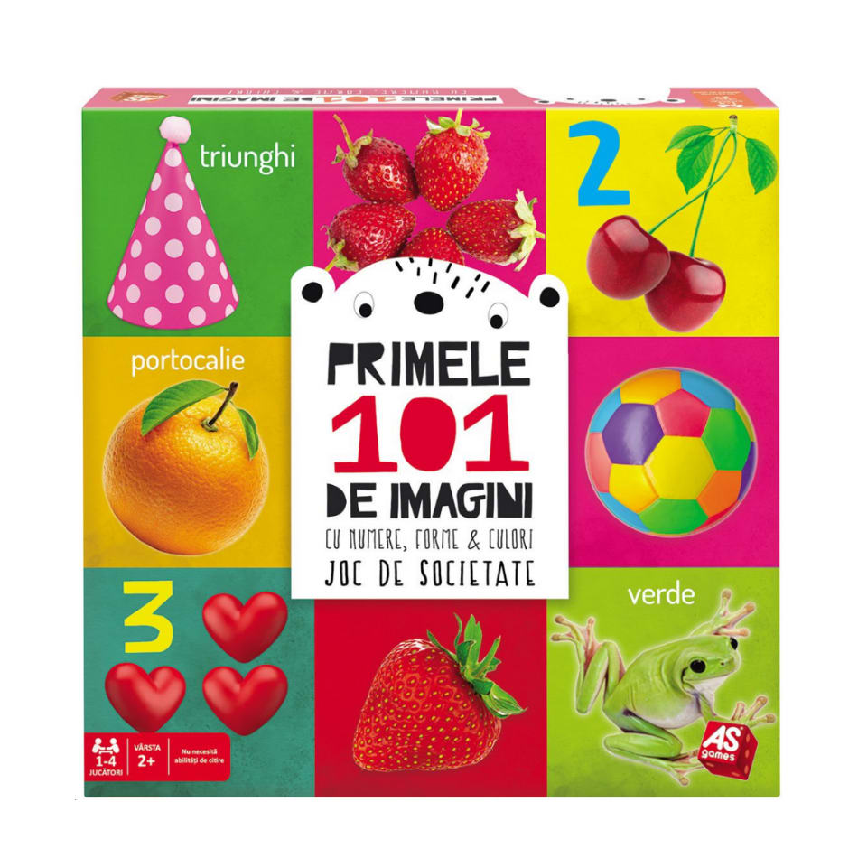 Joc educativ bebelusi – 101 Imagini cu Numere &amp; Forme &amp; Culori
