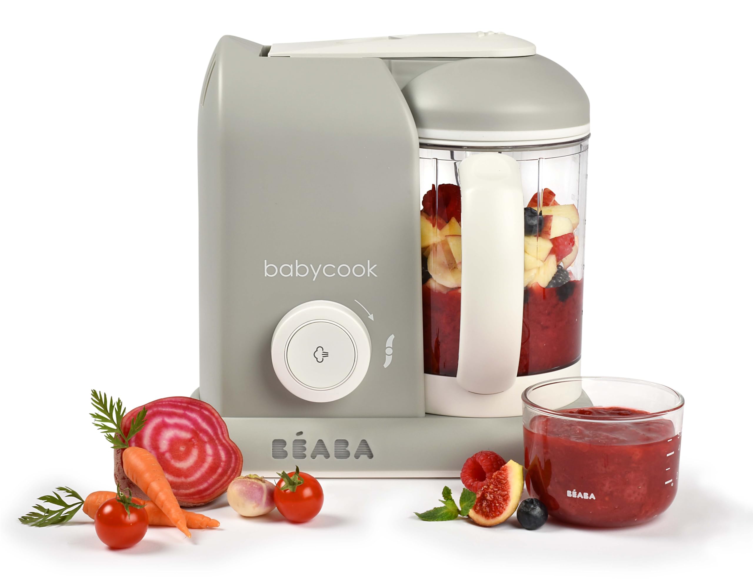 Aparat de gatit 4in1 cu aburi pentru bebelusi, Beaba Babycook Solo