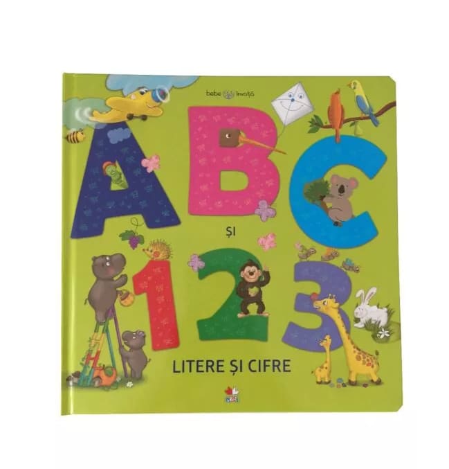 Carte educativa bebelusi cu litere si cifre