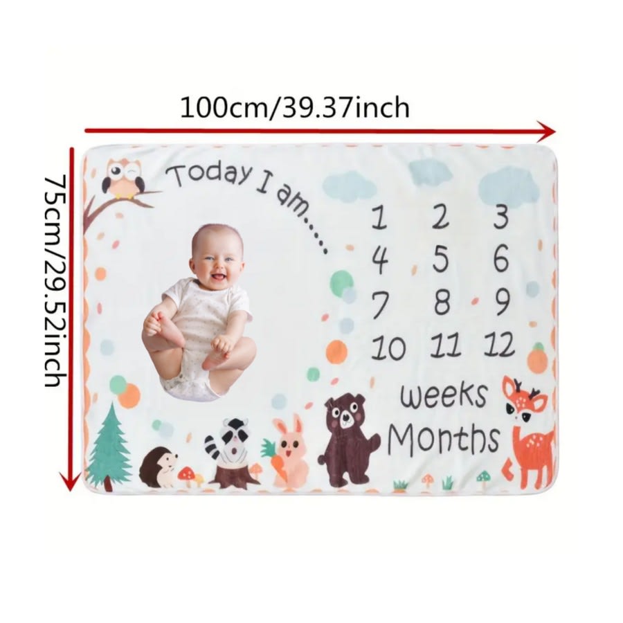 Paturica aniversara milestone Cocolino, Animale