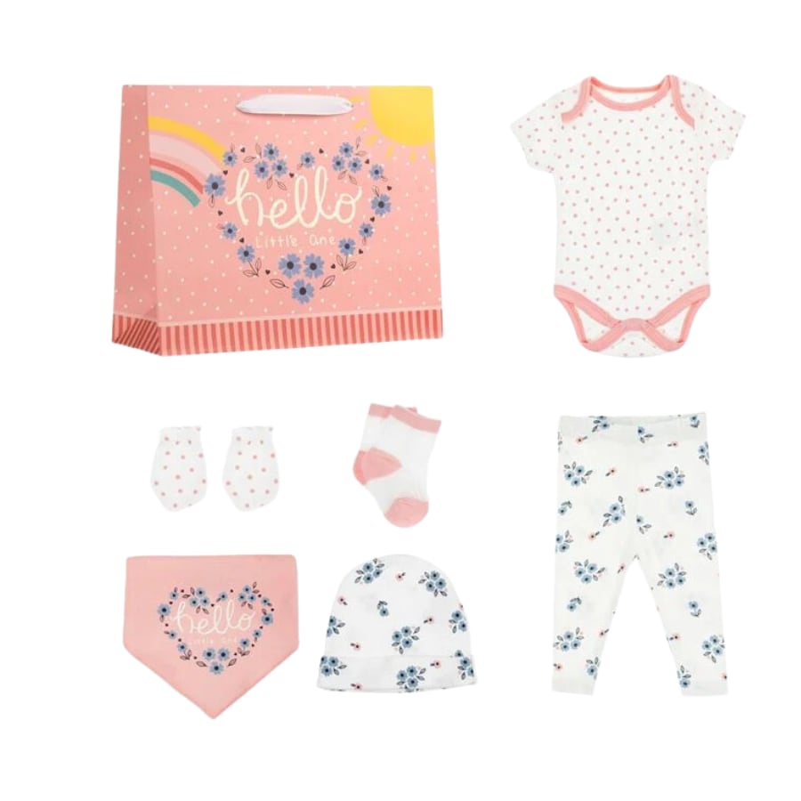 Set cadou nou-nascut pentru fata, 8 piese