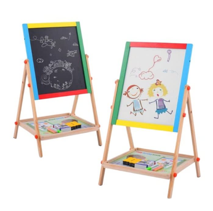 Tabla rotativa 2 in 1, Magnetica si cu Creta