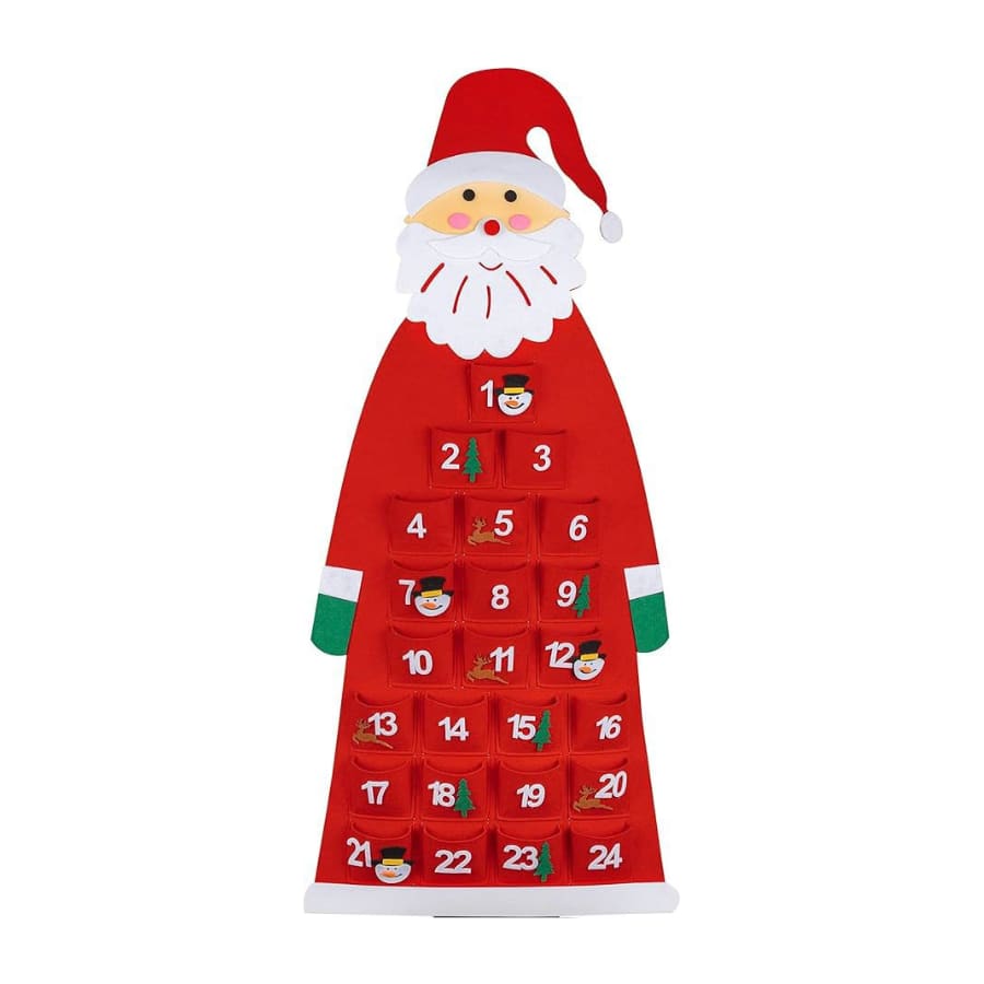 Mos Craciun Calendar Advent, Montessori din pasla