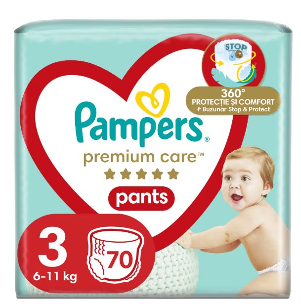 Pampers Pants Premium Care Mega Box nr. 3, 6-11kg 70buc