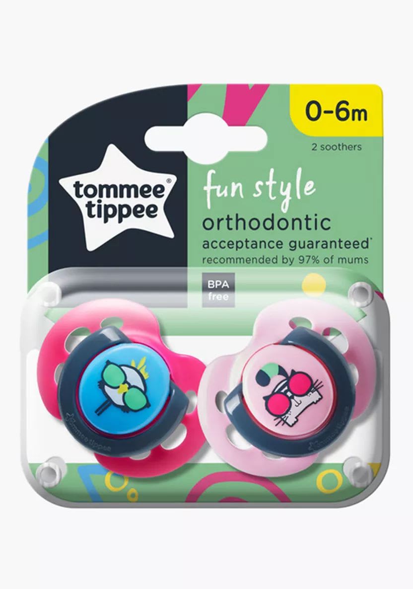 Set 2 suzete 0-6 luni, Tommee Tippee Roz