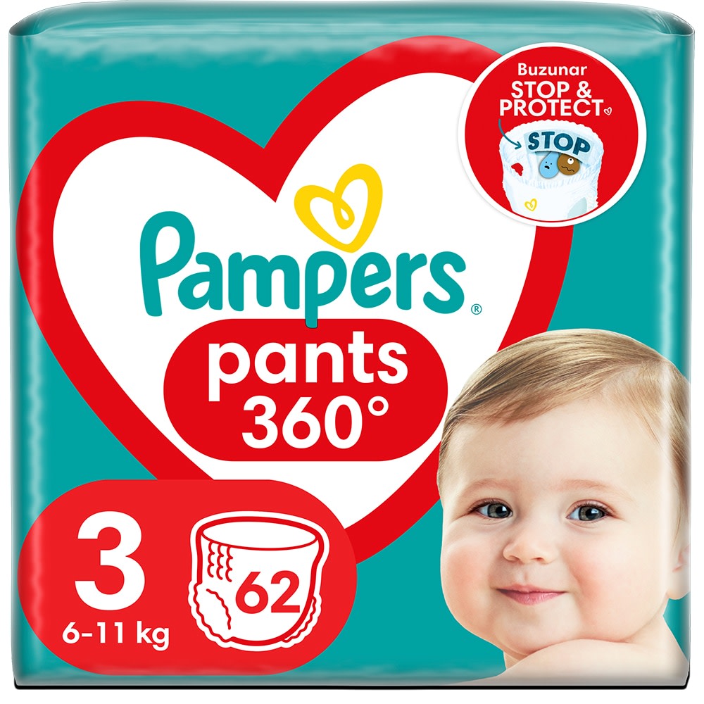 Pampers Pants Mega Box nr. 3, 6-11kg 62buc