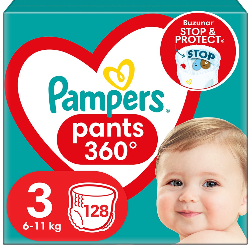Pampers Pants Mega Box nr. 3, 6-11kg 128buc