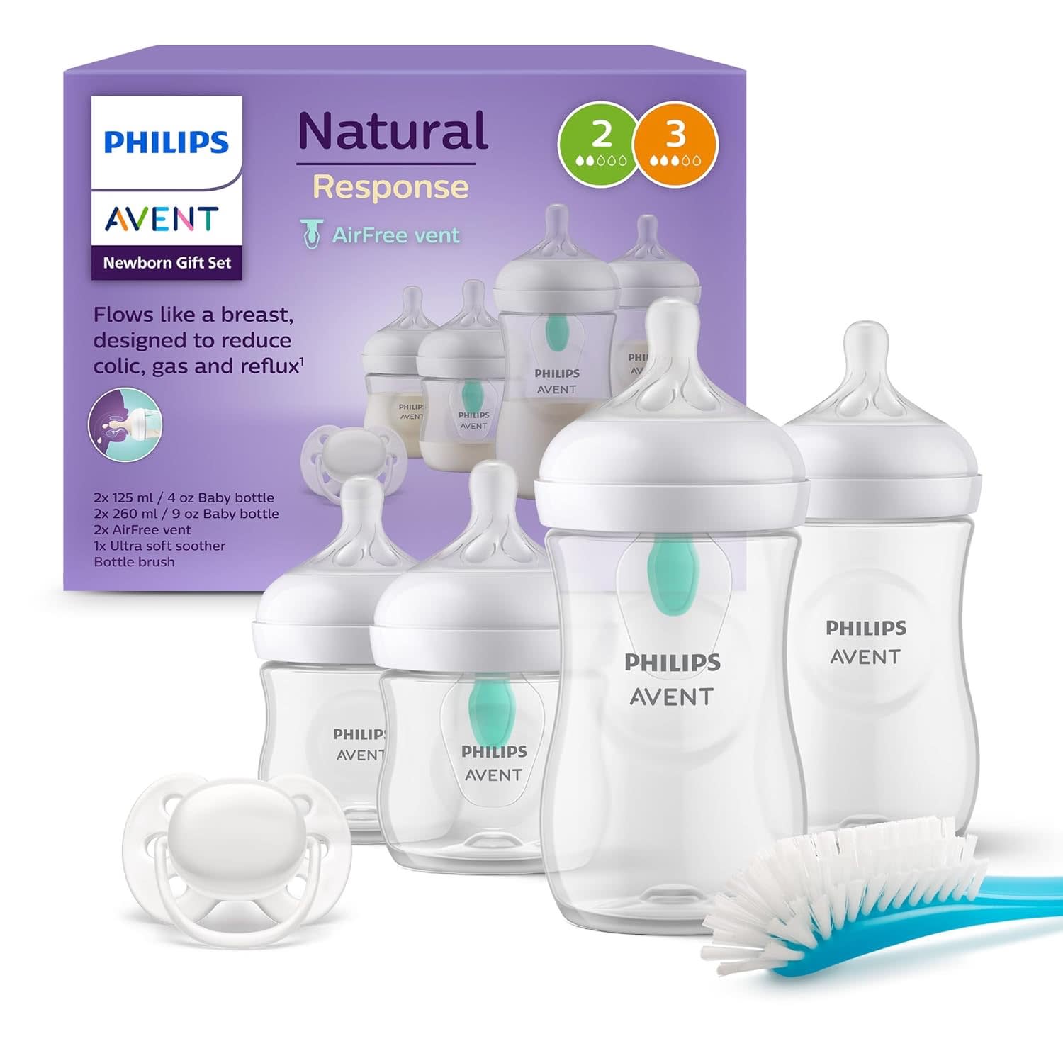 Set nou-nascuti Philips Avent Natural Response SCD657/11