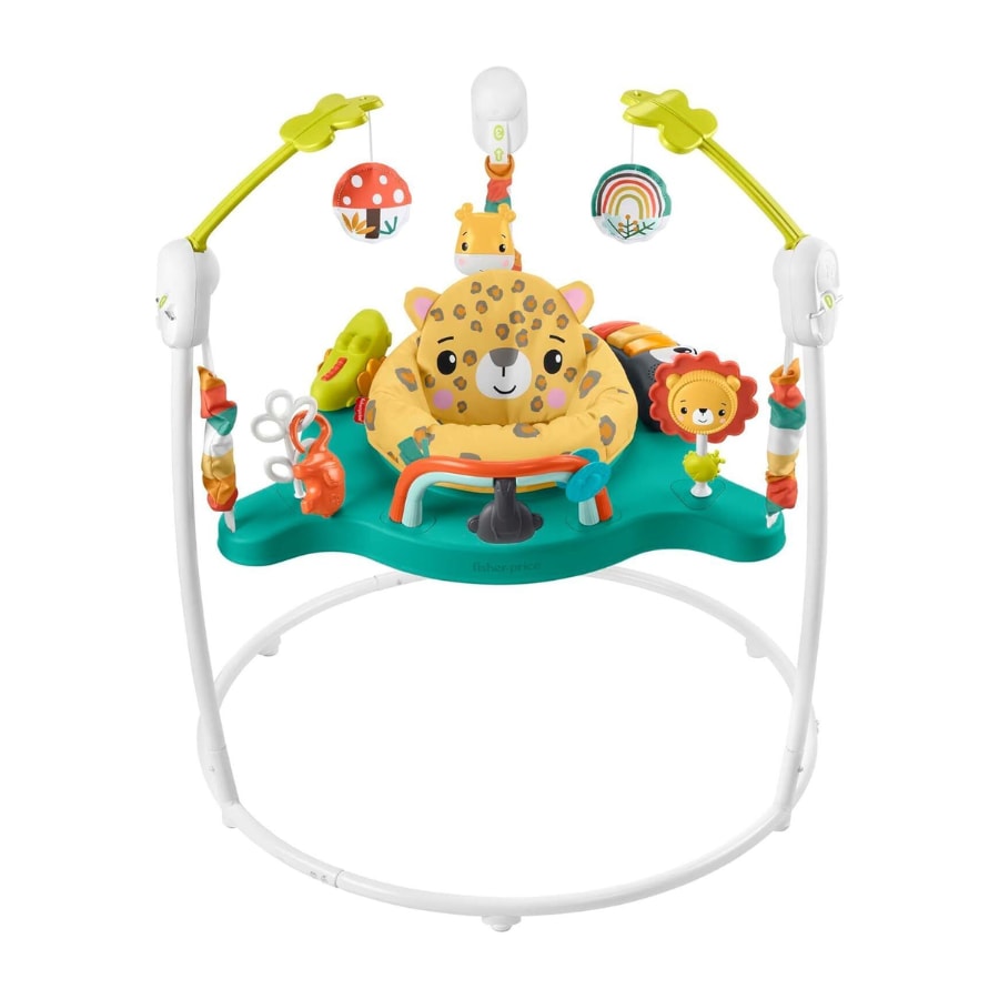 Centru de activitati, Jumper Fisher-Price Leopard Jumperoo
