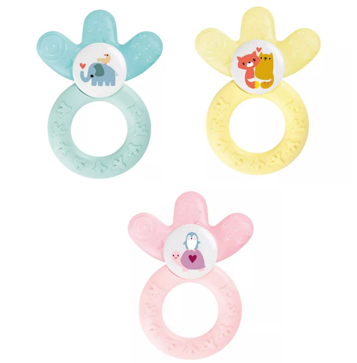 Jucarie dentitie MAM refrigeranta 4 luni+, 3 culori