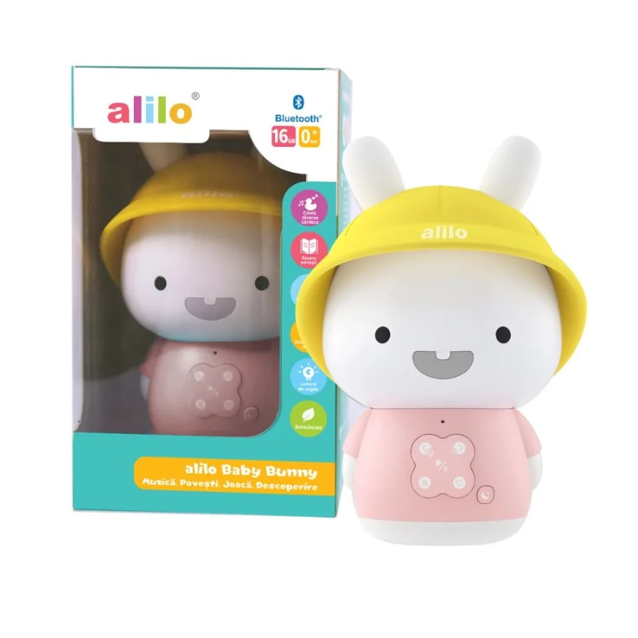 Alilo Baby Bunny, Iepuras interactiv, Roz, ro&amp;eng